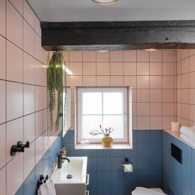 Ifö Cairo loftlampe, Ø20 cm, grå/klar