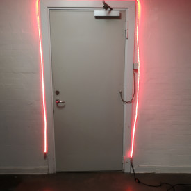 Blue Electric Flex-Line lysbånd, 5 m, rød