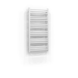 Svedbergs Bas håndklædetørrer, kombi, 50x100 cm, mat hvid