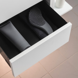 Svedbergs innerlåda till högskåp, 50 cm, vit, 2 st