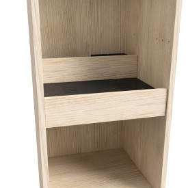 Svedbergs laddstation till högskåp, 50 cm, vit ask