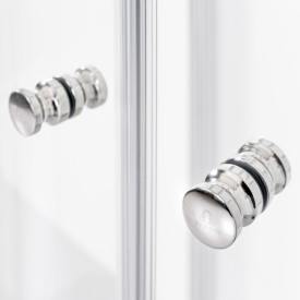 Brasta Ada dusjhjørne, 93x80 cm, klart glass, krom profil