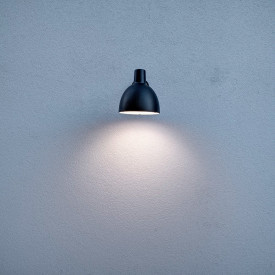 Louis Poulsen Toldbod 155 vägglampa utomhus, svart
