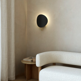 Dftp Spargo vegglampe, sort