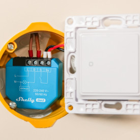 Shelly 1L Gen3 WiFI-relé uten nøytralleder