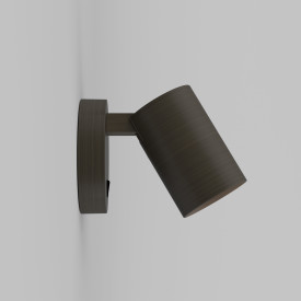 Astro Ascoli Single væglampe, med afbryder, bronze