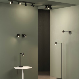 Astro Ascoli Triple Round spotlampe, 3 spots, sort