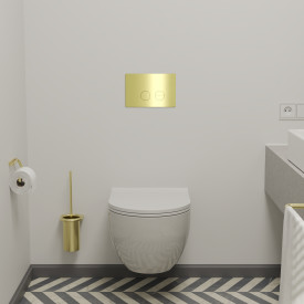 D Line tillbehörsset, borstad mässing