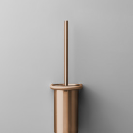 D Line toalettborsthållare, borstad koppar