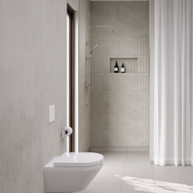 Gustavsberg Graphic vegghengt toalett, uten skyllekant, hvit