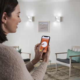 OSRAM SMART+ MATTER Orbis Vegglampe Swan firkantet 23W/827-830 200x200 WF