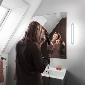 OSRAM SMART+ Veggbadekar Orbis 17W/830-865 400x70 IP44 WF hvit