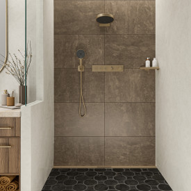 Hansgrohe FixFit Q slangeuttak, børstet bronse