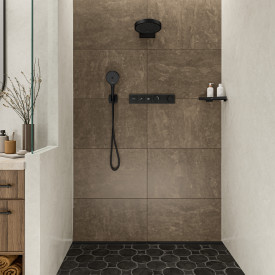 Hansgrohe FixFit Q slangeuttak, matt sort