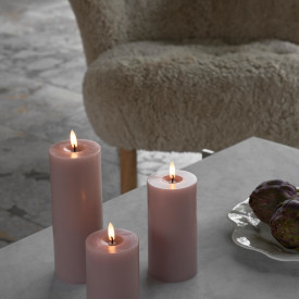 Ester & Erik LED blokklys, 20 cm, rosa