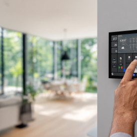 Shelly XL vægdisplay, Bluetooth & Wi-Fi, sort