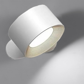 Veli Line Spot On genopladelig væglampe, hvid