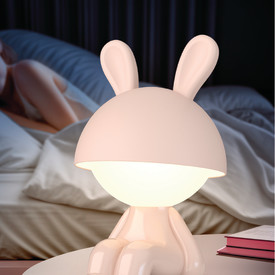 Veli Line Pink Bunny bordlampe