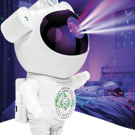 Veli Line Astronaut projekterlampe med højtaler