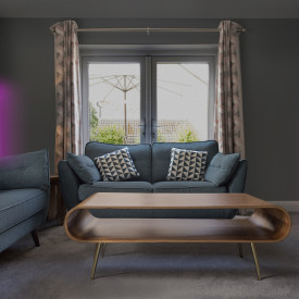 Osram Smart+ Wifi Corner gulvlampe, farveskift, sølv