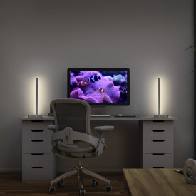 Osram Smart+ Wifi Corner bordlampe, farveskift, sølv