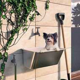 Komora vaskekar til væg 63 x 53 cm