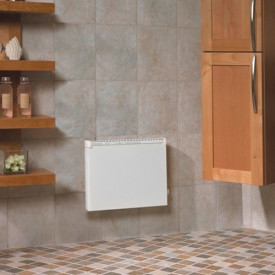Adax VPS el-radiator med termostat, 1000W/230V, hvid, 15 m²