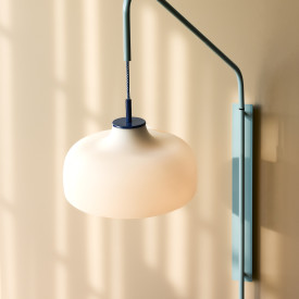 Hübsch Current vegglampe, blå