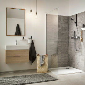 Hansgrohe WallStoris brusehylde, hvid