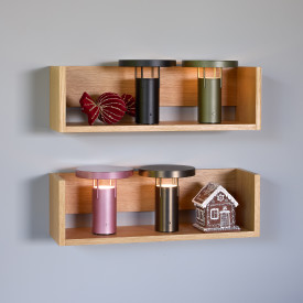 Hübsch BringMe Mini uppladdningsbar bordslampa, svart