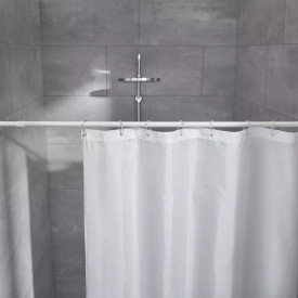 Kleine Wolke badeforhængsstang, 130-250 cm, hvid