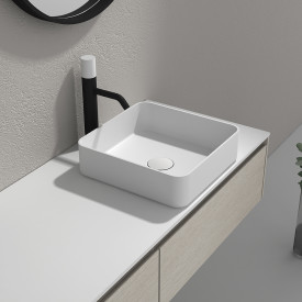 Bathlife Stark toppmontert servant, 38x38 cm, hvit