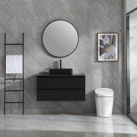 Bathlife Extas møbelpakke, med servant, 100x46,5x50 cm, sort