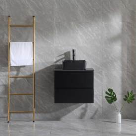 Bathlife Extas møbelpakke, med servant, 60x46,5x50 cm, sort