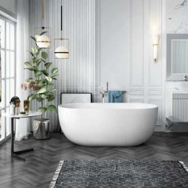 Bathlife Soft badekar, 160x75 cm, hvit