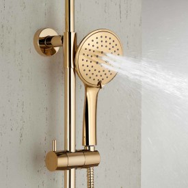 Bathlife Brusa takdusjsett, Ø24 cm, messing