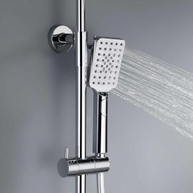 Bathlife Stimma Tapp takdusjsett, Ø24 cm, krom