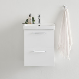 Bathlife Yster møbelpakke, med servant, 42x32x55 cm, hvit