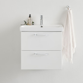 Bathlife Yster møbelpakke, med servant, 56x32x55 cm, hvit