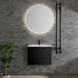 Bathlife Lust møbelpakke, med servant, 61x46,5x48 cm, sort