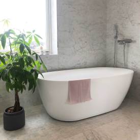 Bathlife Oval badekar, 160x79 cm, hvit