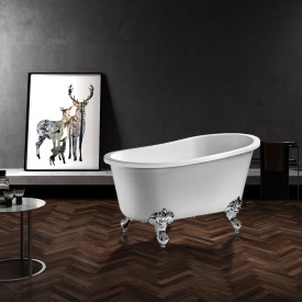 Bathlife Chill badekar, 130x72 cm, hvit