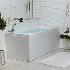Bathlife Fridfull boblebad plus 160 cm, venstre, hvit