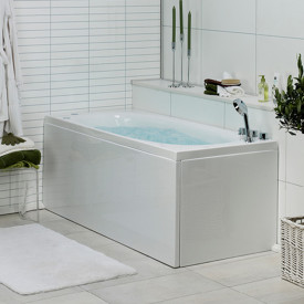 Bathlife Fridfull boblebad plus 160 cm, høyre, hvit