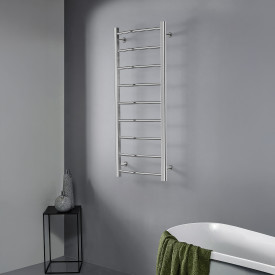 Bathlife Sinne håndkletørker, 121x50 cm, kombi, krom