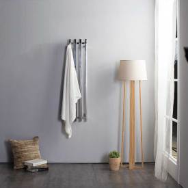 Bathlife List håndkletørker, el, 26x120 cm, polert stål