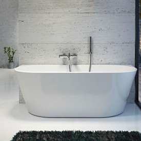 Bathlife Frisk badekar, 160x75 cm, hvit