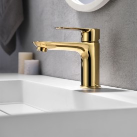Bathlife Pärla servantbatteri, uten bunnventil, messing
