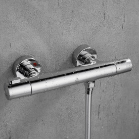 Bathlife Brusa dusjbatteri, krom