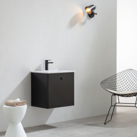 Bathlife Extas møbelpakke, med servant, 52x40x50 cm, sort matt